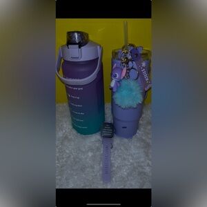 ***New Smart watch with Water Bottles with Stitch accessories